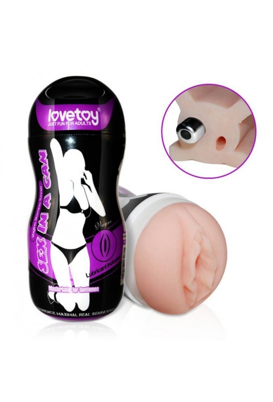 Masturbateur réaliste vibrant Stamina 16 x 6.5 cm 