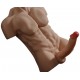 Masturbateur Buste et Pénis articulé Torso Man Sexe de 20cm 