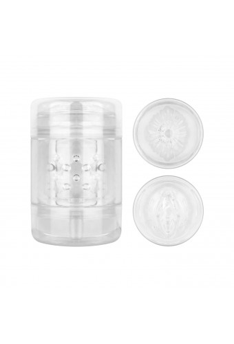 Masturbateur Double Entrée Vaginale et Anale Double Sided 