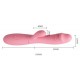 Vibromasseur Rabbit Snappy 9.5 x 3.2cm Rose Pastel 