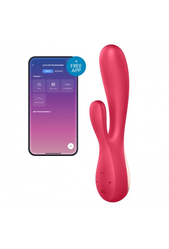 Rabbit connecté Mono Flex Satisfyer Rose 