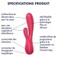 Rabbit connecté Mono Flex Satisfyer Rose 