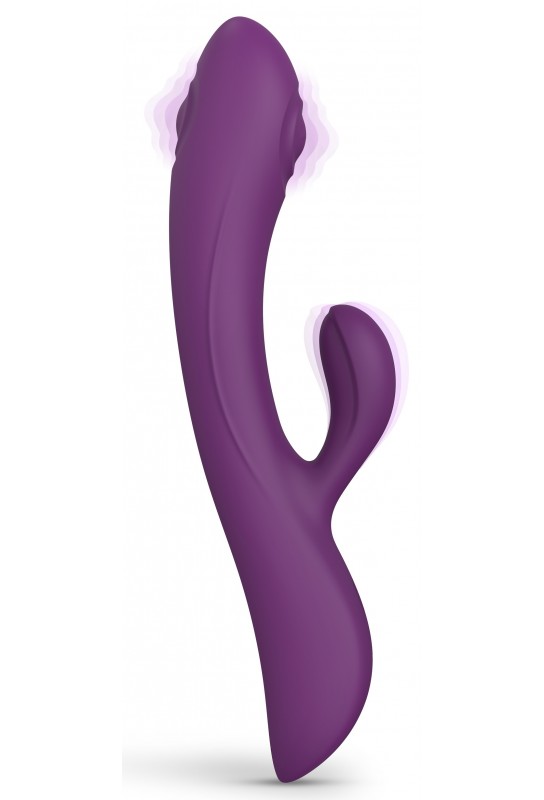 Vibro Rabbit Bunny & Clyde Love to Love 22cm Violet 