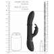 Vibro Rabbit Halo 24.5 x3.5cm Noir 