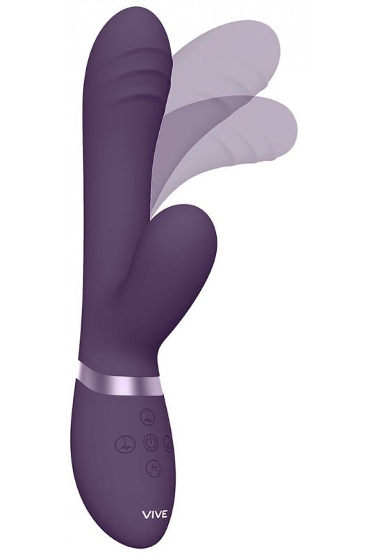 Vibro Rabbit Tani 22 x 3.5cm Violet 