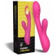 Vibro Rabbit chauffant Spark 22cm Rose 