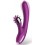 Vibro Rabbit Vibrating Double 10 x 3.5cm Violet