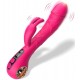 Vibro Rabbit Spotbit 14 x 3.7cm Rose 