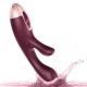 Vibro Rabbit Kelly 10 x 3.2cm Bordeaux 
