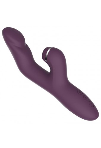 Vibro Rabbit Claret 13 x 3.3cm Violet 