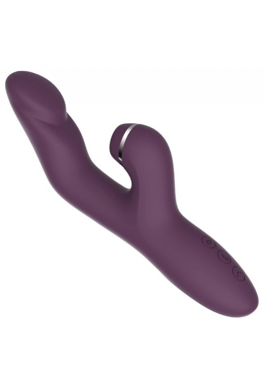 Vibro Rabbit Claret 13 x 3.3cm Violet 