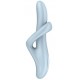 Vibro Rabbit Heat Flex 4 Bleu 