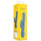 Vibro Rabbit Jetset 14 x 3.5cm Bleu 