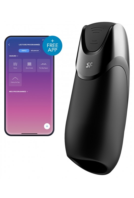 Masturbateur connecté MEN VIBRATION + Satisfyer 