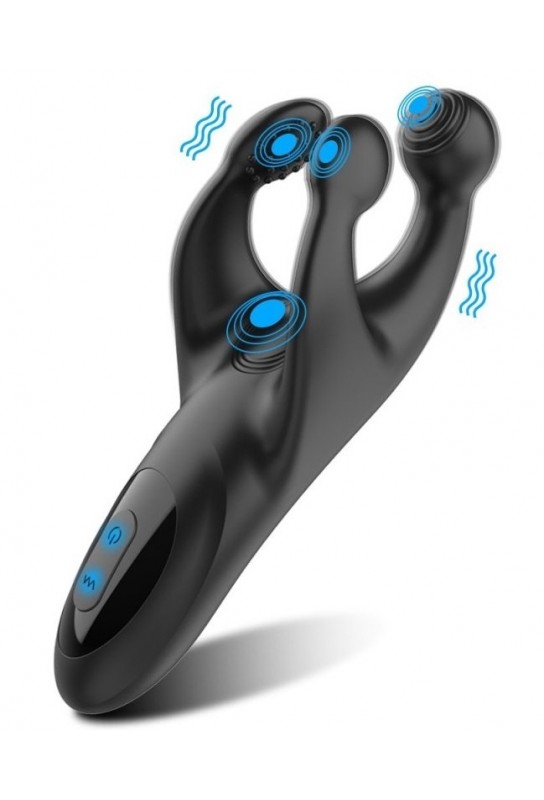 Stimulateur de gland Tri Glans Vibes 10 Vibrations 