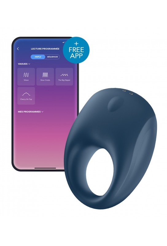 Cockring vibrant connecté Strong One Satisfyer 