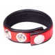 Anneau pénien Cuir Rouge et noir 