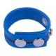 Cockring en cuir Tippy Bleu 