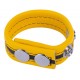 Cockring en cuir Tippy Jaune 