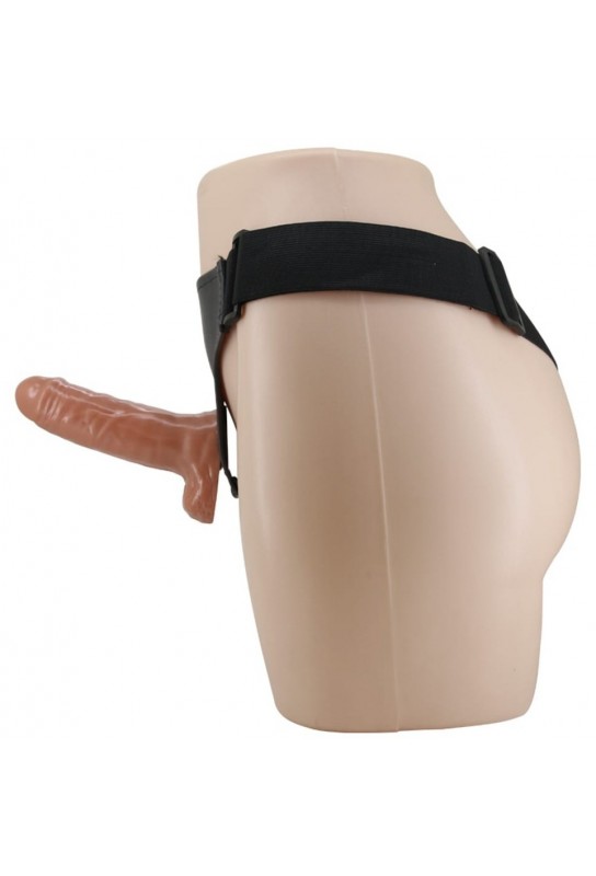 Double gode ceinture vibrant Passion Dual 14 x 4cm 
