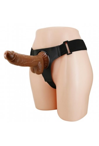 Gode Ceinture Micheal 15 x 4.3cm Marron 