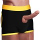 Boxer Bottomless pour Gode Horny Strapon Noir 