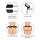 Gode Ceinture Vibrant Easy Strap-On 12 x 3.7 cm Marron 