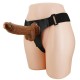 Gode Ceinture Micheal 15 x 4.3cm Marron 