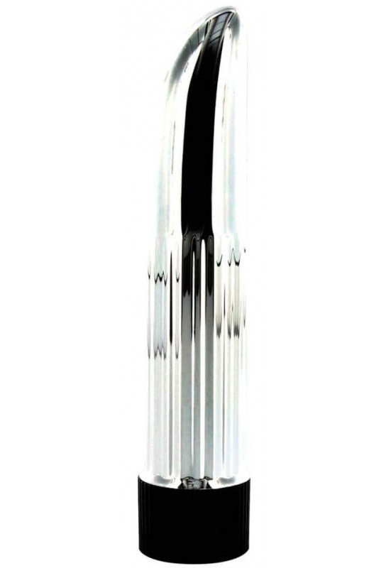 Vibro Lady Finger 11 x 2.5cm Argenté 