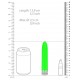Mini Vibro Eleni 14cm Vert 
