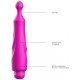 Stimulateur de clitoris Dido 13cm Rose 