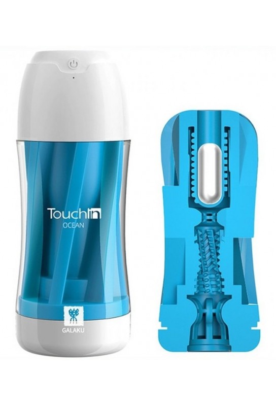 Masturbateur vibrant Touch In Galaku Bleu 