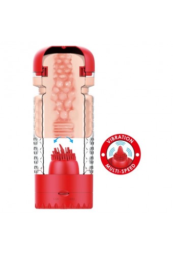 Masturbateur automatique Theresa Pussy Rouge 