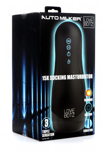Masturbateur automatique Auto Milker 15 Vibrations 