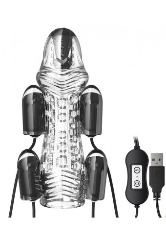 Gaine vibrante de masturbation Vibe Extreme 5 Vibrations 