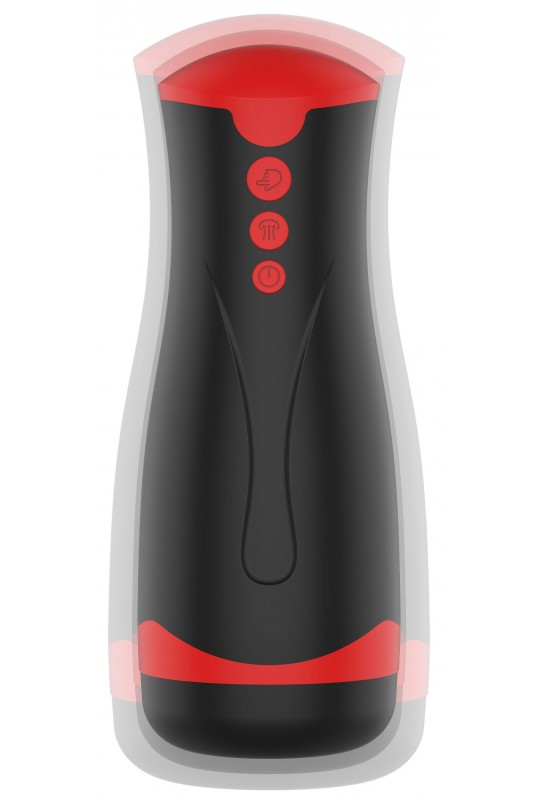 Masturbateur Deep Squeeze Vibrations et Succion 