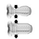 Masturbateur Deep Squeeze Vibrations et Succion 
