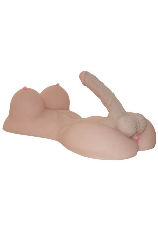 Masturbateur Buste Penis et Seins LadyBoy 