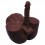 Masturbateur Fessier avec Pénis Articulé Cute Ass 17 x 4cm Marron