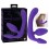Gode Ceinture Triple Teaser - Mauve