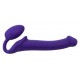 Gode + plug STRAP-ON-ME Bendable M 16 x 4 cm Violet 