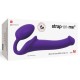 Gode + plug STRAP-ON-ME Bendable M 16 x 4 cm Violet 