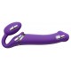 Gode vibrant STRAP-ON 3 Moteurs XL 16 x 4.5 cm Violet