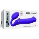 Gode vibrant STRAP-ON 3 Moteurs XL 16 x 4.5 cm Violet 