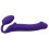 Gode + Plug STRAP-ON-ME Bendable L 16 x 3.7 cm Violet