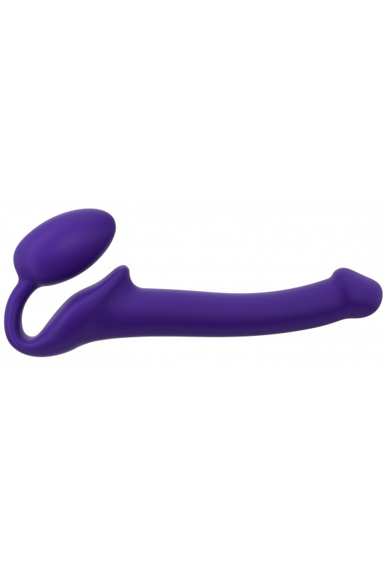 Gode + Plug STRAP-ON-ME Bendable S 15 x 3.5 cm Violet 