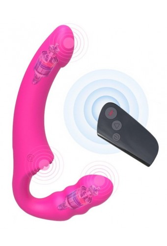 Vibro sans Harnais Pizzie 13 x 3.5cm Rose 