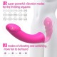 Vibro sans Harnais Pizzie 13 x 3.5cm Rose 
