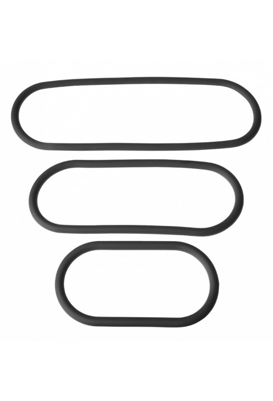 Lot 3 cockrings silicone Wrap Ring 