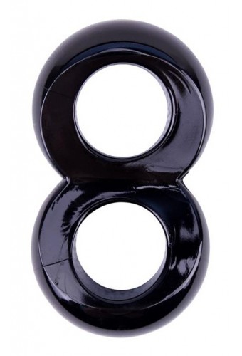 Ballstretcher souple Duo Cock Noir 